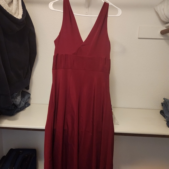 J. Crew Dress Burgandy Bridesmaid - Picture 2 of 3